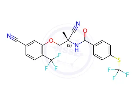 Chemical structure of Monepantel