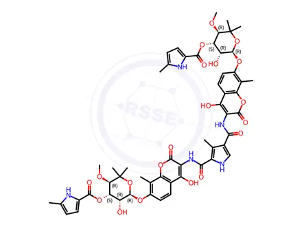 Chemical structure of COUMERMYCIN A1
