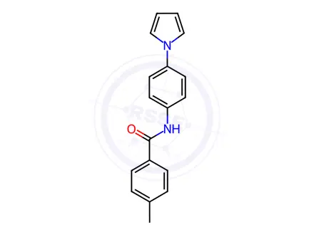 Chemical structure of N-(4-(1H-pyrrol-1-yl)phenyl)-4-methylbenzamide