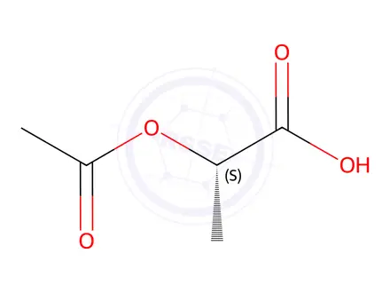 Chemical structure of (S)-(-)-2-Acetoxypropionyl Acid