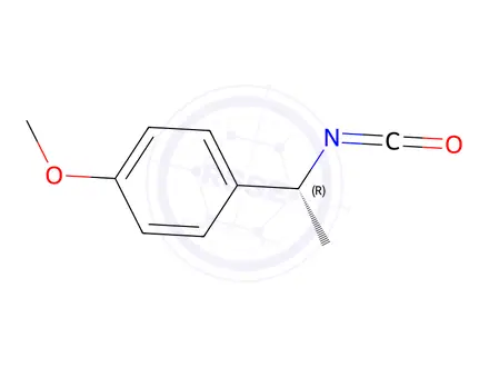 Chemical structure of (R)-1-(1-Isocyanatoethyl)-4-methoxybenzene