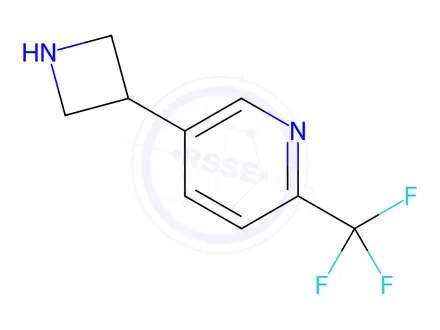 Chemical structure of 5-(Azetidin-3-yl)-2-(trifluoromethyl)pyridine
