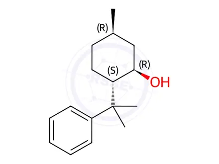 Chemical structure of (-)-8-Phenylmenthol