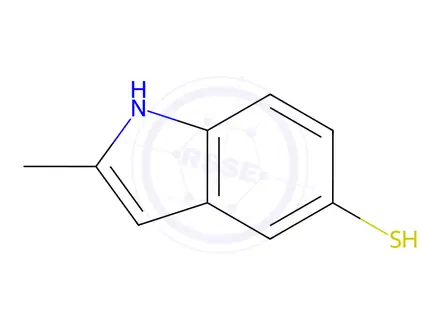 Chemical structure of 2-Methyl-1H-indole-5-thiol