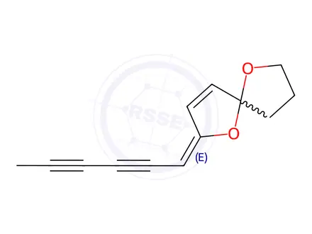 Chemical structure of 2-(2,4-Hexadiynylidene)-1,6-dioxaspiro [4,4] non-3-ene