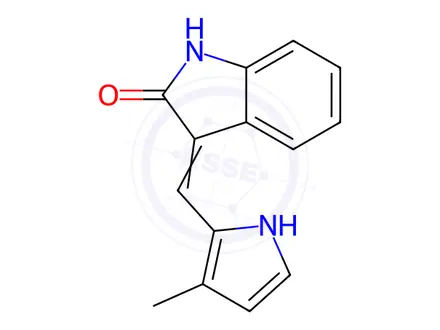 Chemical structure of Semaxanib Impurity 43