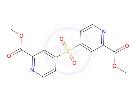 Chemical structure of dimethyl 4,4'-sulfonyldipicolinate