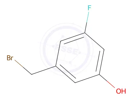 Chemical structure of 3-Fluoro-5-hydroxybenzyl bromide
