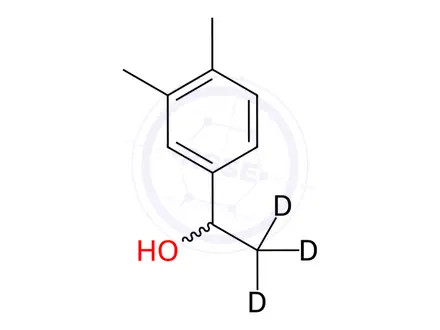 Chemical structure of 1-(3,4-Dimethylphenyl)ethanol-d3