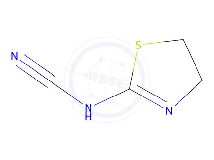 Chemical structure of 2-Cyanoimino-1,3-thiazolidine
