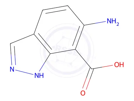Chemical structure of 6-Amino-1H-indazole-7-carboxylic acid