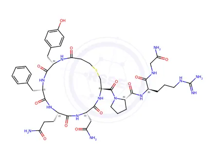 Chemical structure of Desmopressin Impurity 30