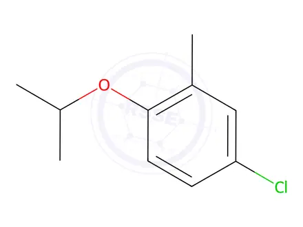 Chemical structure of Benzene, 4-chloro-2-methyl-1-(1-methylethoxy)-