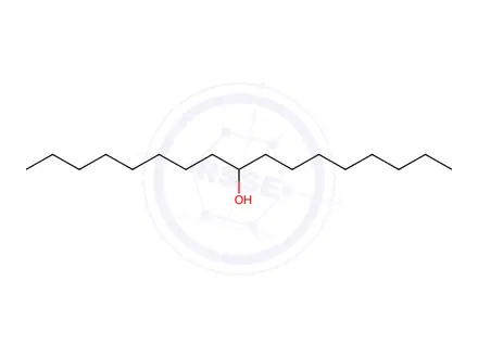 Chemical structure of Heptadecan-9-ol