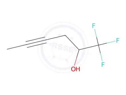 Chemical structure of 1,1,1-Trifluorohex-4-yn-2-ol