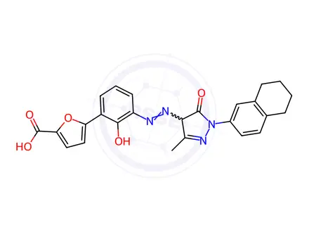 Chemical structure of Rafutrombopag Impurity 46