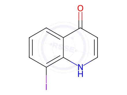 Chemical structure of 8-iodoquinolin-4(1H)-one
