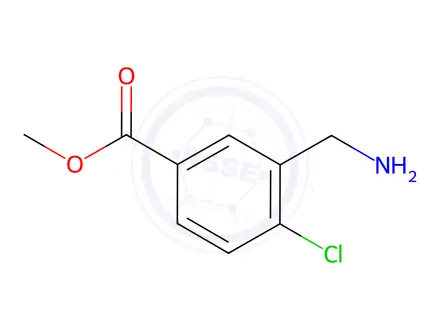Chemical structure of Methyl 3-(aminomethyl)-4-chlorobenzoate
