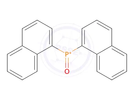 Chemical structure of di(naphthalen-1-yl)phosphine oxide
