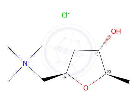 Chemical structure of Muscarine Impurity 1 Chloride ((-)-Muscarine Chloride)