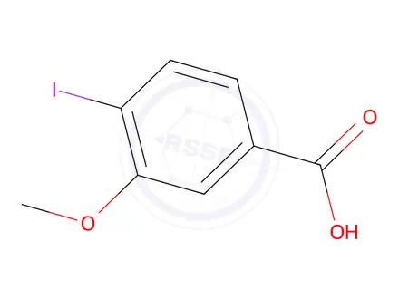 Chemical structure of 4-Iodo-3-methoxybenzoic acid