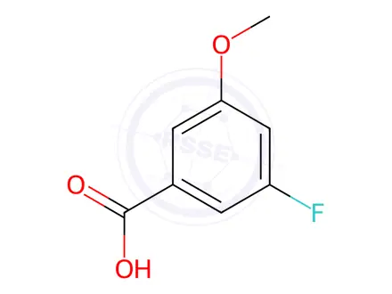Chemical structure of 3-Fluoro-5-methoxybenzoic Acid