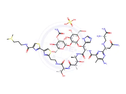 Chemical structure of Bleomycin Sulfate (mixture)