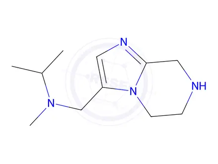 Chemical structure of N-Methyl-N-((5,6,7,8-Tetrahydroimidazo[1,2-A]Pyrazin-3-Yl)Methyl)Propan-2-Amine