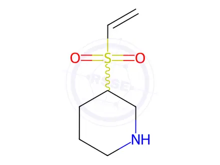 Chemical structure of 3-(Vinylsulfonyl)piperidine