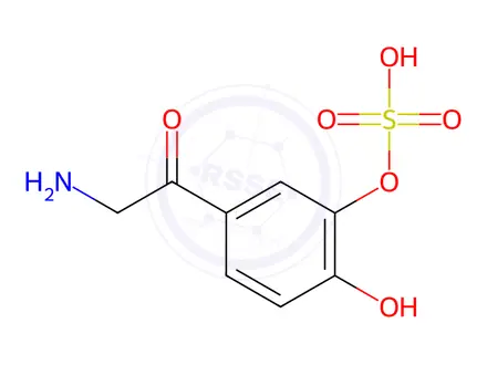 Chemical structure of Adrenalone Impurity 1