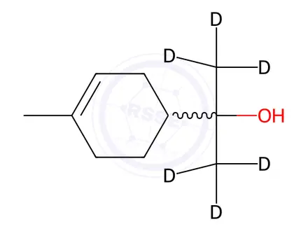 Chemical structure of α-Terpinenol-D6