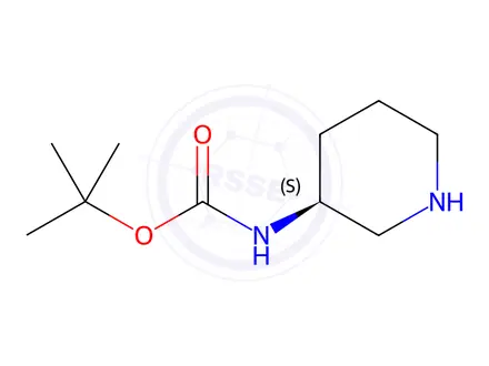 Chemical structure of (S)-3-N-Boc-aminopiperidine