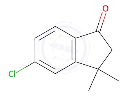 Chemical structure of 5-CHLORO-3,3-DIMETHYL-2,3-DIHYDRO-1H-INDEN-1-ONE