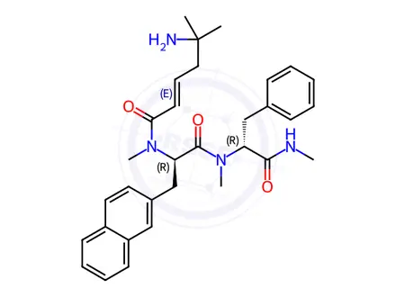 Chemical structure of Tabimorelin