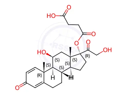 Chemical structure of Prednisolone Impurity 173