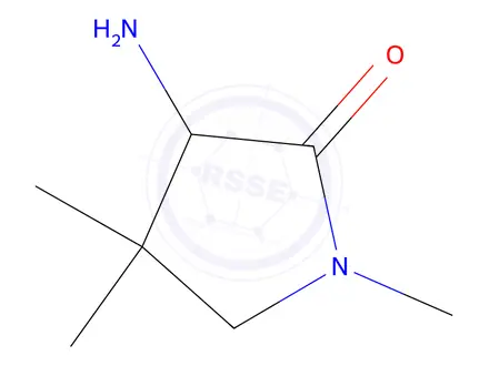 Chemical structure of 3-Amino-1,4,4-trimethylpyrrolidin-2-one