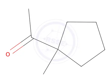 Chemical structure of 1-(1-Methylcyclopentyl)ethanone