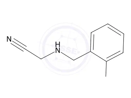 Chemical structure of 2-((2-Chlorobenzyl)amino)acetonitrile