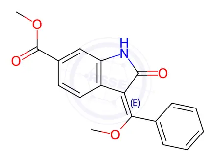Chemical structure of Nintedanib Impurity 56