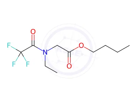 Chemical structure of N-Ethyl-N-(trifluoroacetyl)glycine butyl ester