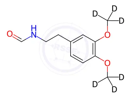 Chemical structure of Deuterated Dimethoxy Formamide(N-2)