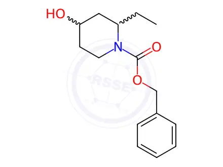 Chemical structure of Benzyl 2-ethyl-4-hydroxypiperidine-1-carboxylate