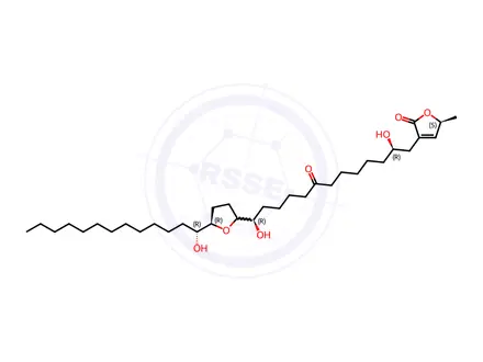 Chemical structure of Annonacin-10-One