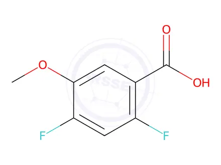 Chemical structure of 2,4-Difluoro-5-methoxybenzoic acid