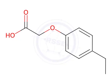 Chemical structure of 2-(4-Ethylphenoxy)acetic acid