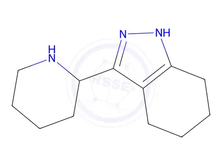 Chemical structure of 3-(piperidin-2-yl)-4,5,6,7-tetrahydro-1h-indazole