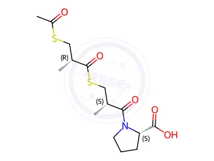 Chemical structure of Captopril EP Impurity H