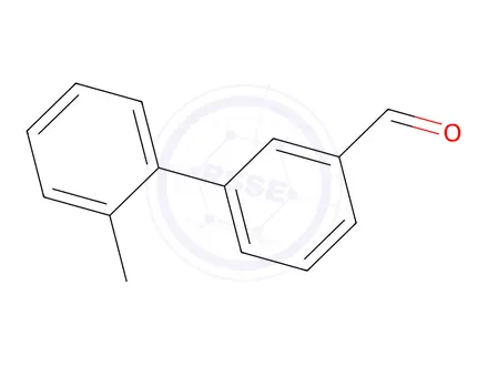 Chemical structure of 2'-Methylbiphenyl-3-carboxaldehyde
