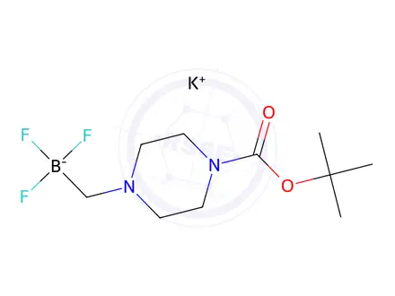Chemical structure of Potassium [(4-Boc-1-piperazinyl)methyl]trifluoroborate