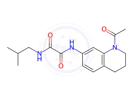 Chemical structure of N1-(1-Acetyl-1,2,3,4-tetrahydroquinolin-7-yl)-N2-isobutyloxalamide